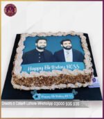 Customized Chocolate Picture Cake for Boss Birthday in Lahore - Image 3