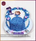 Custom Sofia Princess 1st Birthday Cake in Lahore