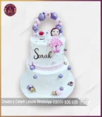 Beautiful Two-Tier Birthday Cake Design for Girls in Lahore