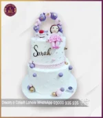 Beautiful Two-Tier Birthday Cake Design for Girls in Lahore - Image 2