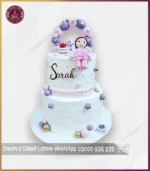 Beautiful Two-Tier Birthday Cake Design for Girls in Lahore - Image 3