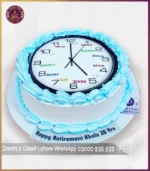 Custom Happy Retirement  Theme Cake in Lahore