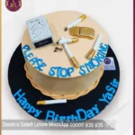 Unique Stop Smoking Theme Birthday Cake in Lahore