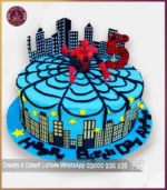 Exciting Spiderman Web Theme Cake For Birthdays in Lahore - Image 2
