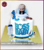 Custom Boss Baby 1st Birthday Cake for Kids in Lahore - Image 3