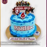 Custom Roblox Birthday Cake For Gamers in Lahore