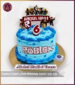 Custom Roblox Birthday Cake For Gamers in Lahore
