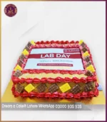 Unique Lab Day Cake with Picture Design in Lahore - Image 2