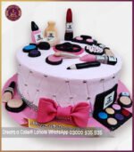 Unique Makeup Lover’s Cake for Birthdays Girls in Lahore - Image 2