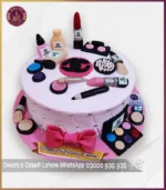 Unique Makeup Lover’s Cake for Birthdays Girls in Lahore - Image 4
