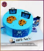 Adorable Boss Baby Cake with Cookies on Top in Lahore - Image 4