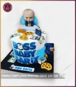 Custom Boss Baby Cake with Cookies & Cash Design in Lahore - Image 3