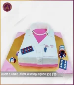 Unique Doctor Coat Cake for Female Doctors Celebrations in Lahore - Image 3