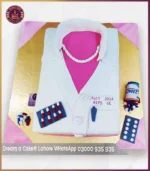 Unique Doctor Coat Cake for Female Doctors Celebrations in Lahore - Image 4