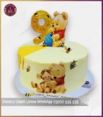 Celebrate Childhood Joy with Pooh Theme Cake in Lahore