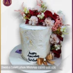 Luxurious Floral Birthday & Anniversary Cake in Lahore