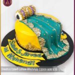 Unique Dholki Theme Wedding Cake in Lahore