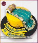 Unique Dholki Theme Wedding Cake in Lahore - Image 3