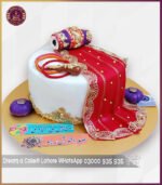 Customized Bright Dholki Theme Celebration Cake in Lahore - Image 2