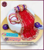 Customized Bright Dholki Theme Celebration Cake in Lahore - Image 4