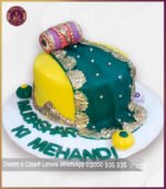 Custom Dholki Style Cake for Weddings in Lahore