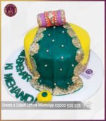 Custom Dholki Style Cake for Weddings in Lahore - Image 2