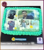 Unique Green Theme Picture Cake for Birthdays in Lahore - Image 2