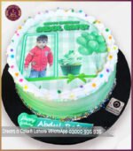 Customized Green Theme Picture Cake for Kids Birthday in Lahore - Image 4