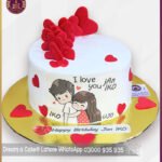 Customized Heart and Photo Cake for Special Moments in Lahore