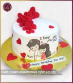 Customized Heart and Photo Cake for Special Moments in Lahore - Image 2