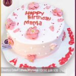 Customize  Cream Cake for Mama’s Birthday in Lahore