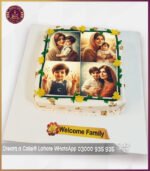 Customized Family Photo Cake for Special Occasions in Lahore - Image 4