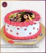 Customized Anniversary Picture Cake in Lahore - Image 3