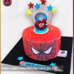 Fun Spiderman Star Cake for Kids Celebrations in Lahore