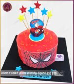 Fun Spiderman Star Cake for Kids Celebrations in Lahore - Image 2