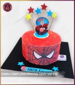 Fun Spiderman Star Cake for Kids Celebrations in Lahore - Image 3