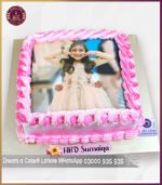 Beautiful Pink Birthday Theme Picture Cake in Lahore - Image 2