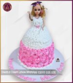 Princess Style Doll Birthday Celebration Cake in Lahore - Image 3
