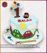 Custom Cars Cake for Baby’s First Birthday in Lahore