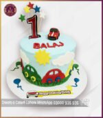 Custom Cars Cake for Baby’s First Birthday in Lahore - Image 3