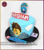 Customized Roblox Birthday Cake for Kids in Lahore - Image 3