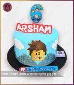 Customized Roblox Birthday Cake for Kids in Lahore - Image 4