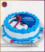 Custom Spiderman Picture Birthday Cake in Lahore - Image 2