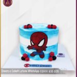 Customized Baby Spiderman Birthday Cake in Lahore