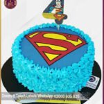 Customized Superman Picture  Cake for Kids in Lahore