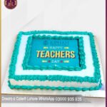 Customized Teachers’ Day Picture Cake in Lahore