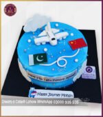 Customized Travel Theme Cake for Special Events in Lahore