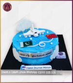Customized Travel Theme Cake for Special Events in Lahore - Image 2