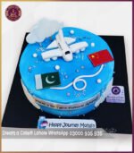 Customized Travel Theme Cake for Special Events in Lahore - Image 3