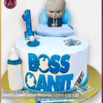 Customized Boss Baby 1st Birthday Cake in Lahore